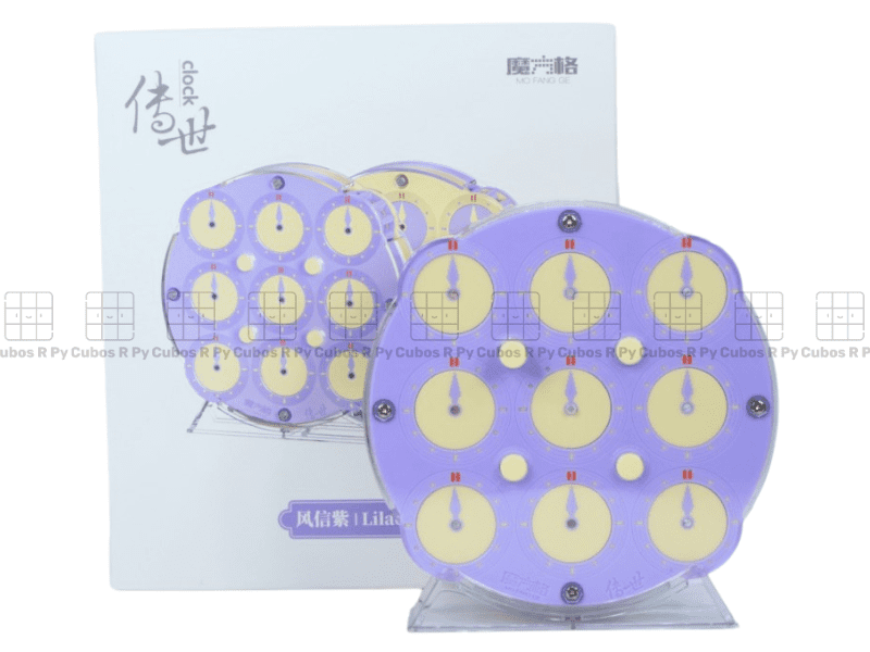 Clock-QiYi-Magnetic-Lila